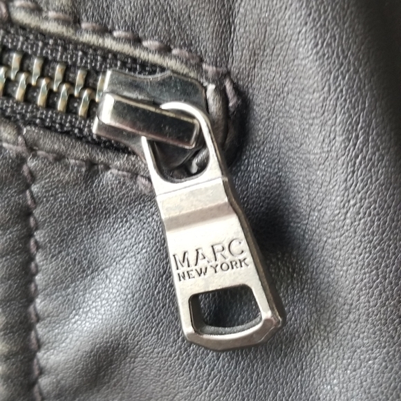 Marc New York Cropped Leather Jacket *SOLD* - Picture 2 of 6